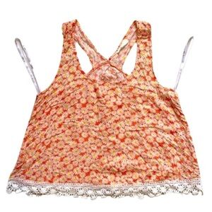 Introducing "Mine": A Bohemian California Crop Top‎ in Small Floral Design